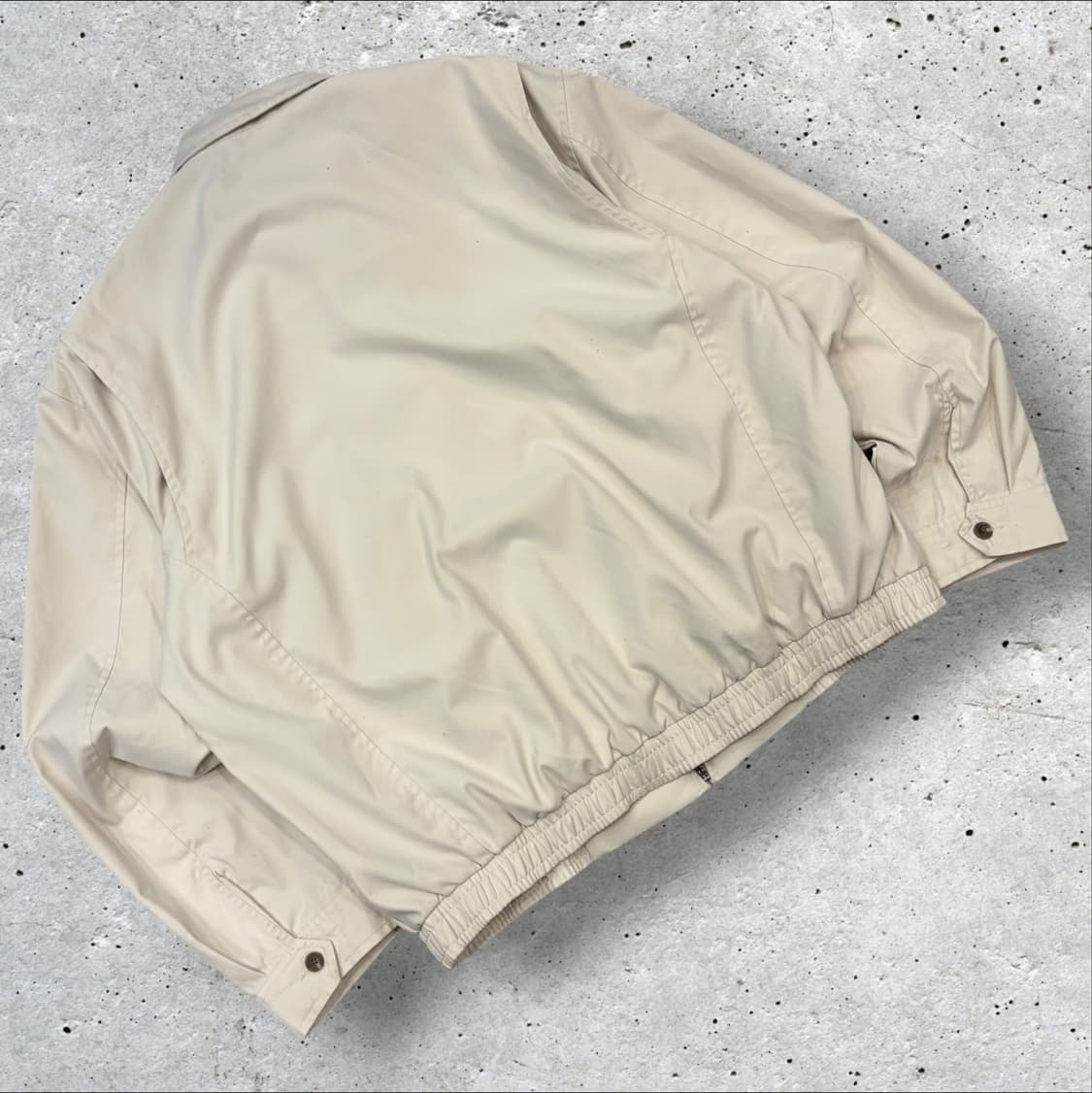 [L] 폴로 랄프로렌 베이지색 코튼 블루종 집업 자켓 D664 상품이미지2