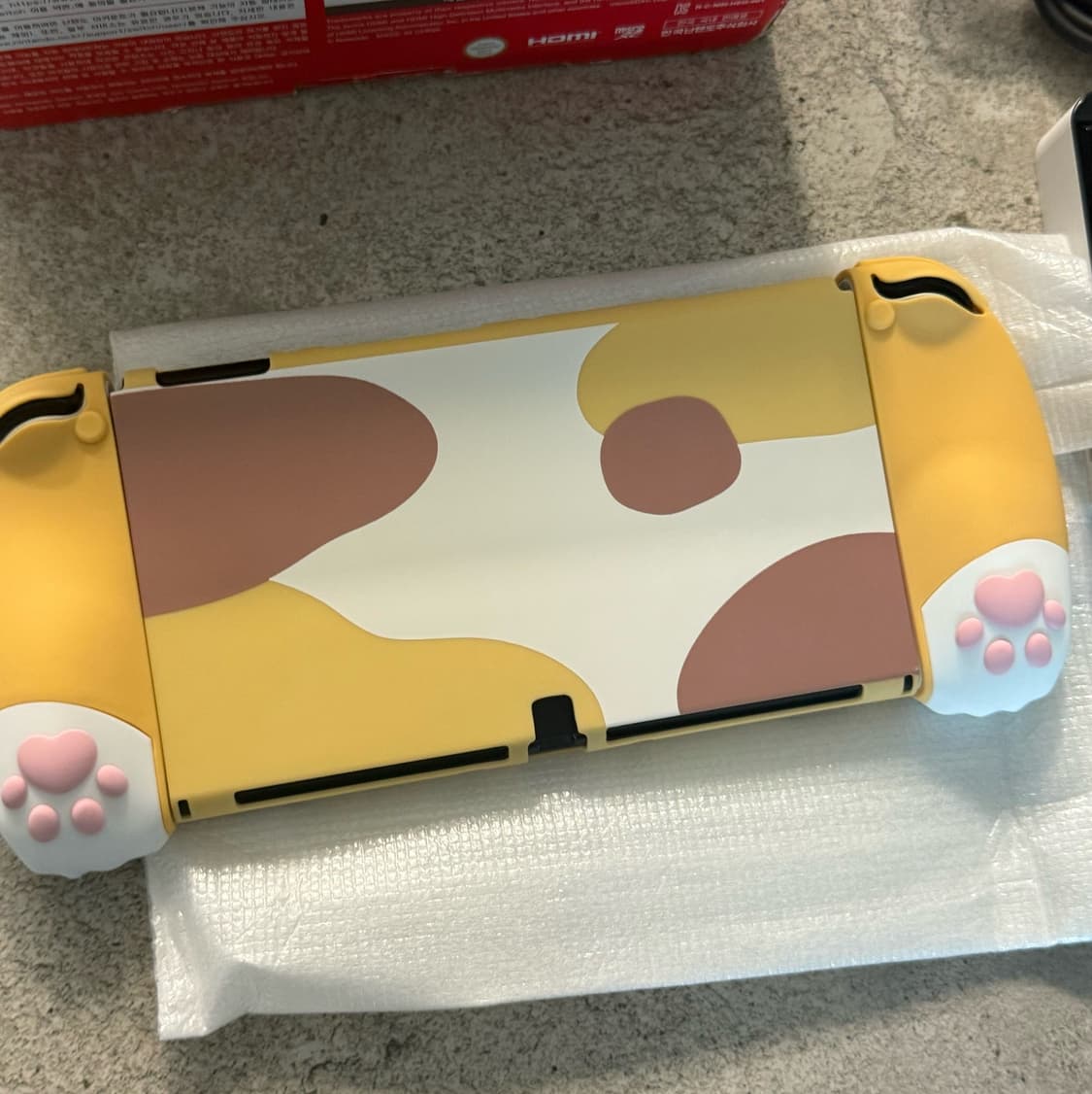 (풀박스)S급 닌텐도스위치oled +보호필름 + 케이스 + 조이콘케이스 상품이미지4