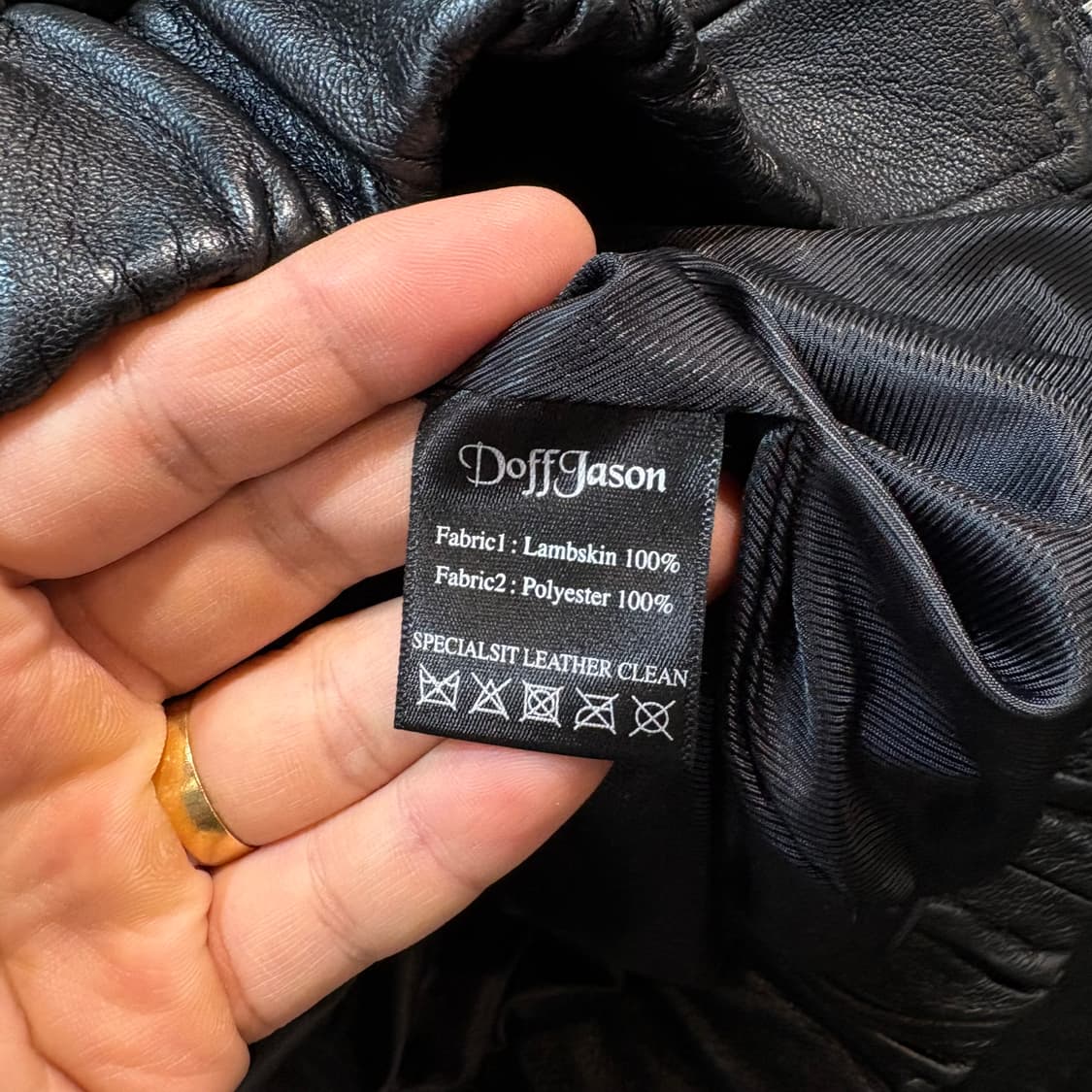 [L] Doffjason 도프제이슨 양가죽 자켓 상품이미지7