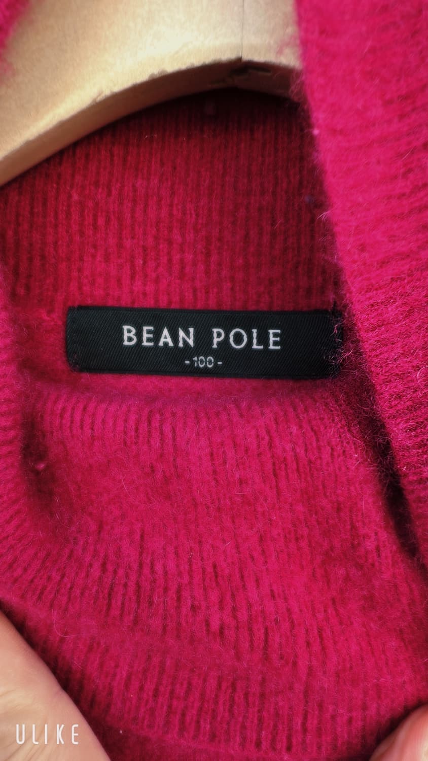 빈폴(Bean Pole) 브랜드의 캐시미어 100% 터틀넥 스웨터. 상품이미지4
