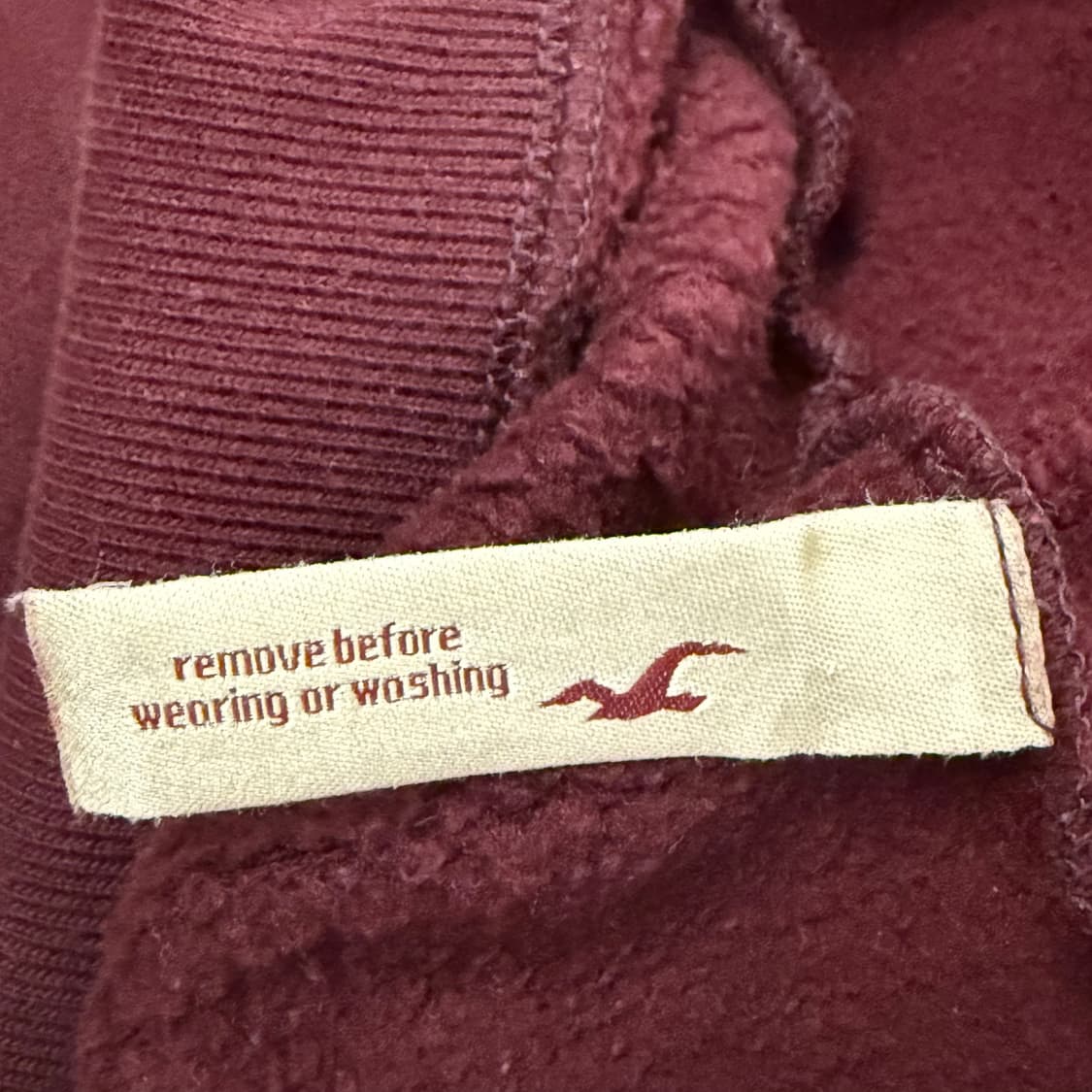 홀리스터 버건디 후드집업 상품이미지7