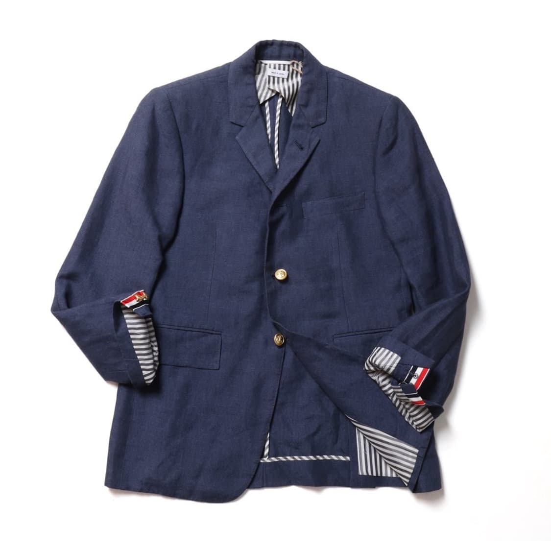 톰브라운 Thom Browne 3B Gold Button Wool bla 상품이미지1