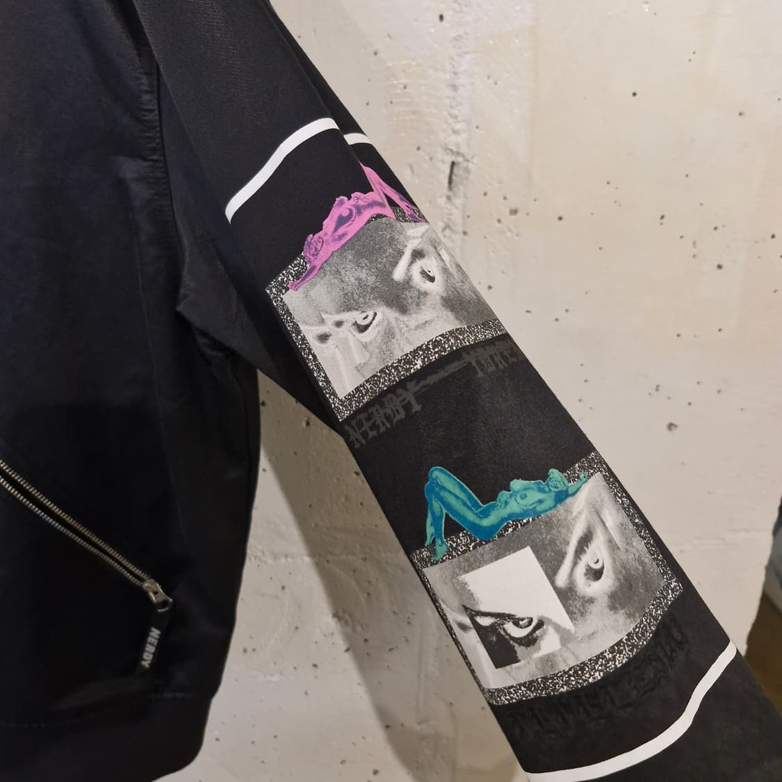 널디 NERDY 그래픽 MA-1 항공 봄버 자켓 상품이미지5