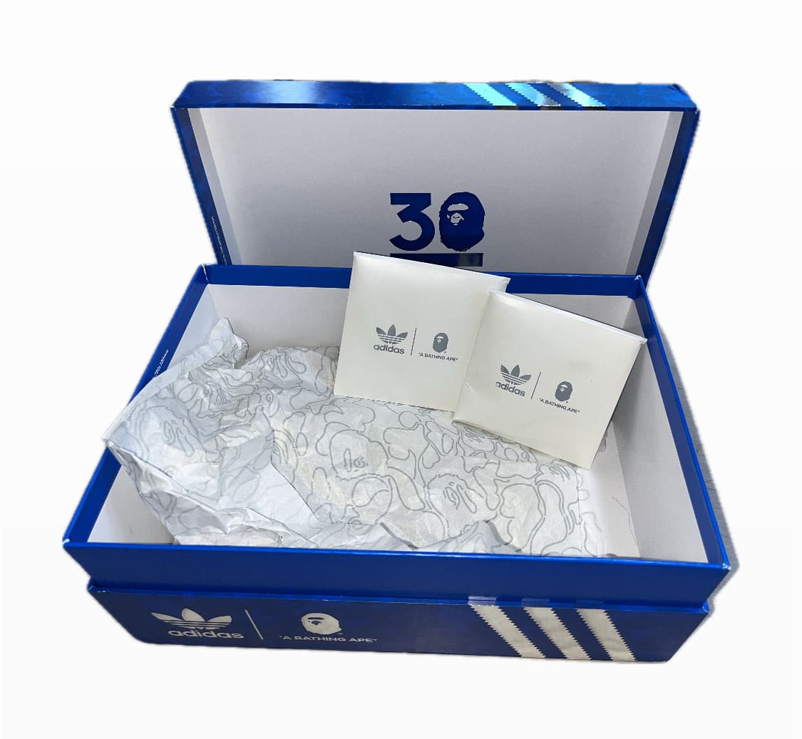아디다스 베이프 포럼 84 로우 블루 카모 운동화 250 상품이미지6