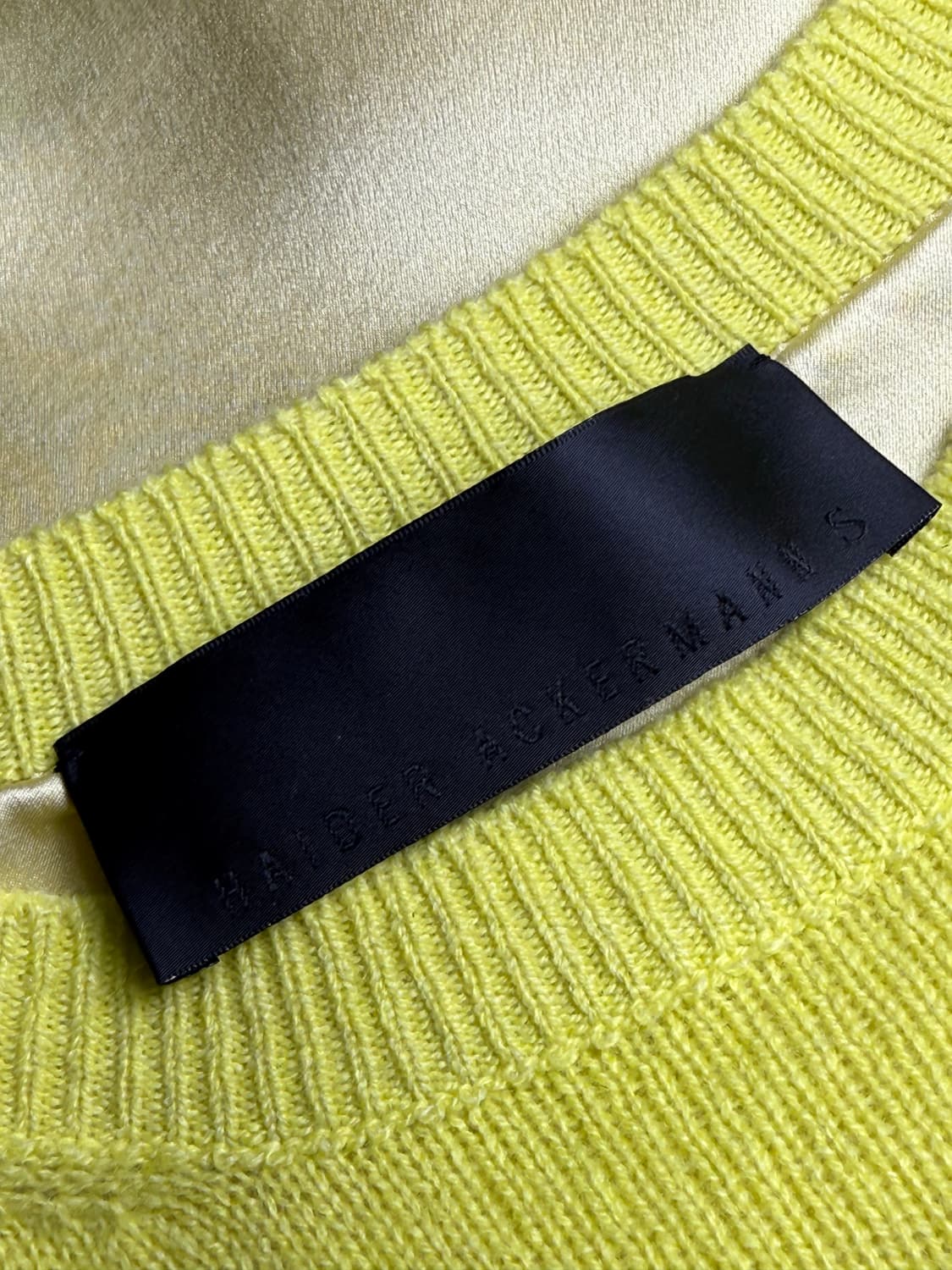 Haider Ackermann 하이더아커만 캐시미어 크롭 니트 상품이미지4