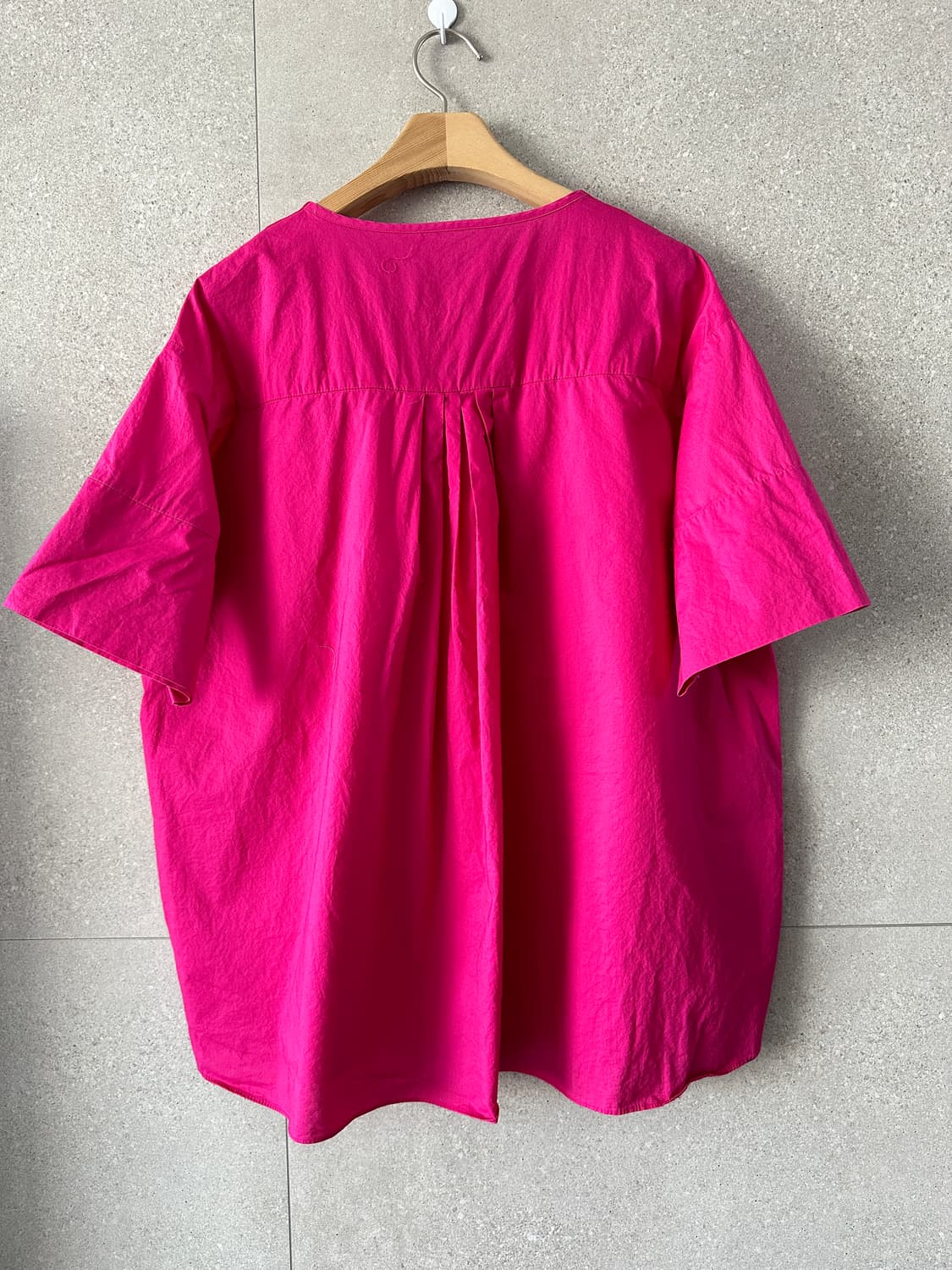 바스락 자주색 브이넥 오버핏 77가능 상품이미지5