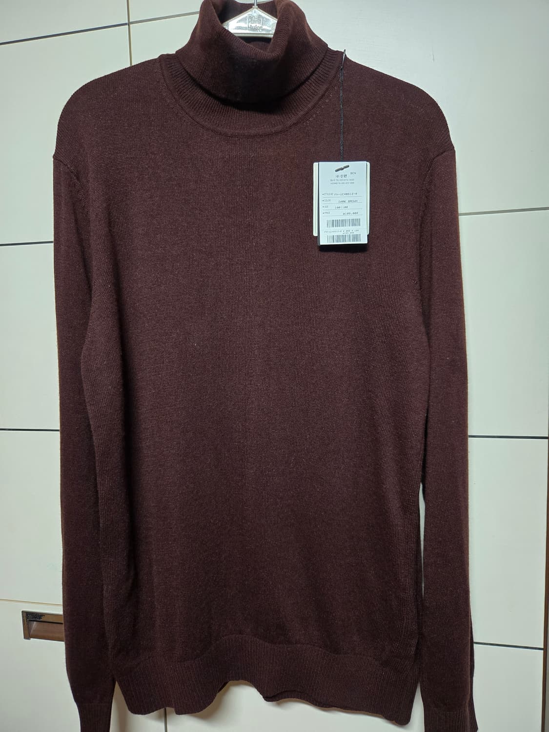 파렌하이트 남성 캐시미어 폴라니트티 상품이미지3