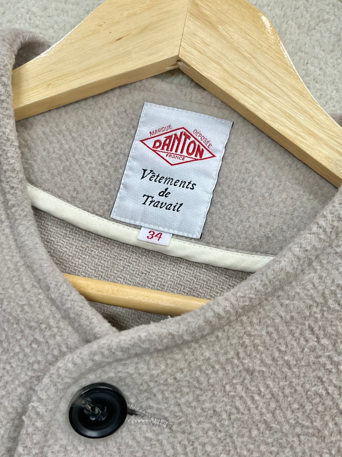 DANTON 단톤 노카라 울 자켓 상품이미지5