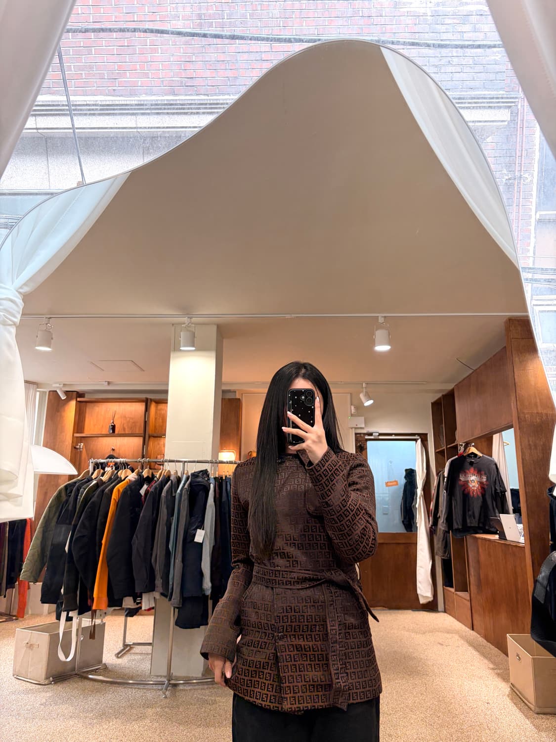 펜디 FF 패턴 벨티드 자켓 상품이미지2