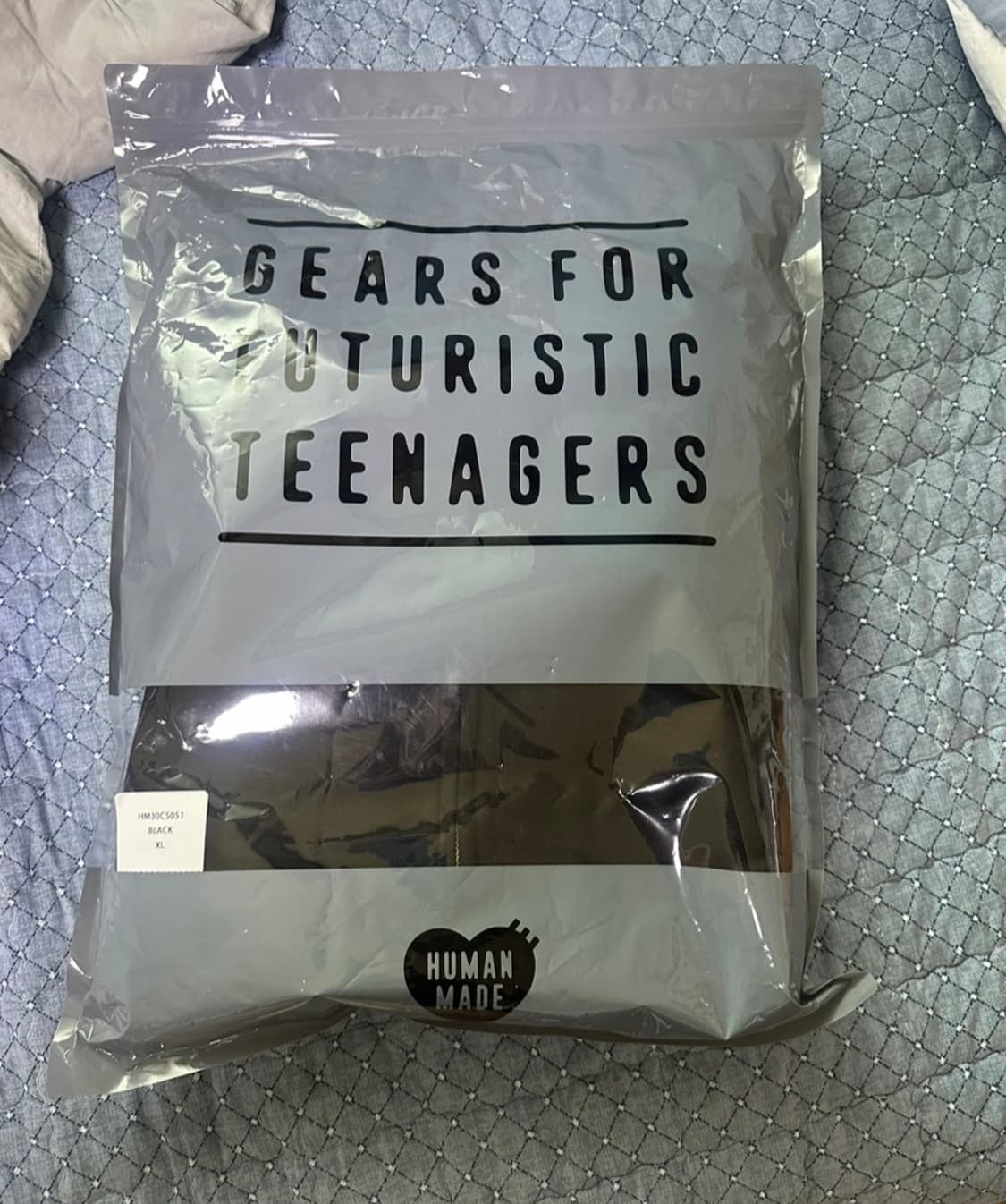 휴먼메이드 후드집업 블랙xl 미개봉 상품이미지3