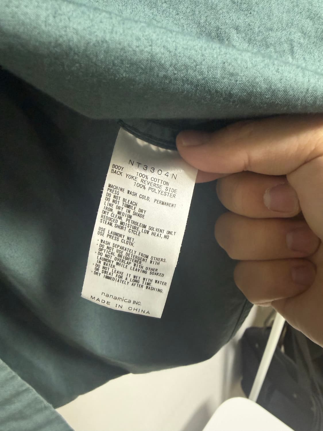 노스페이스 퍼플라벨 라이트웨이트 빅트윌 셔츠 m 상품이미지3