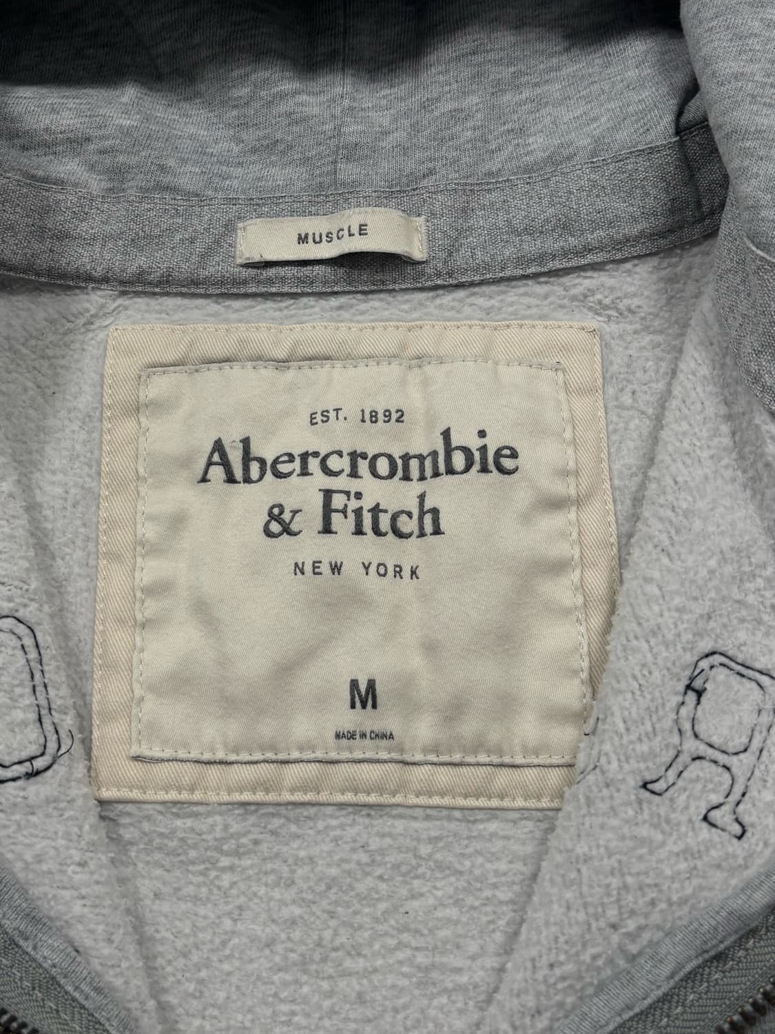 아베크롬비 그레이 후드집업 상품이미지6