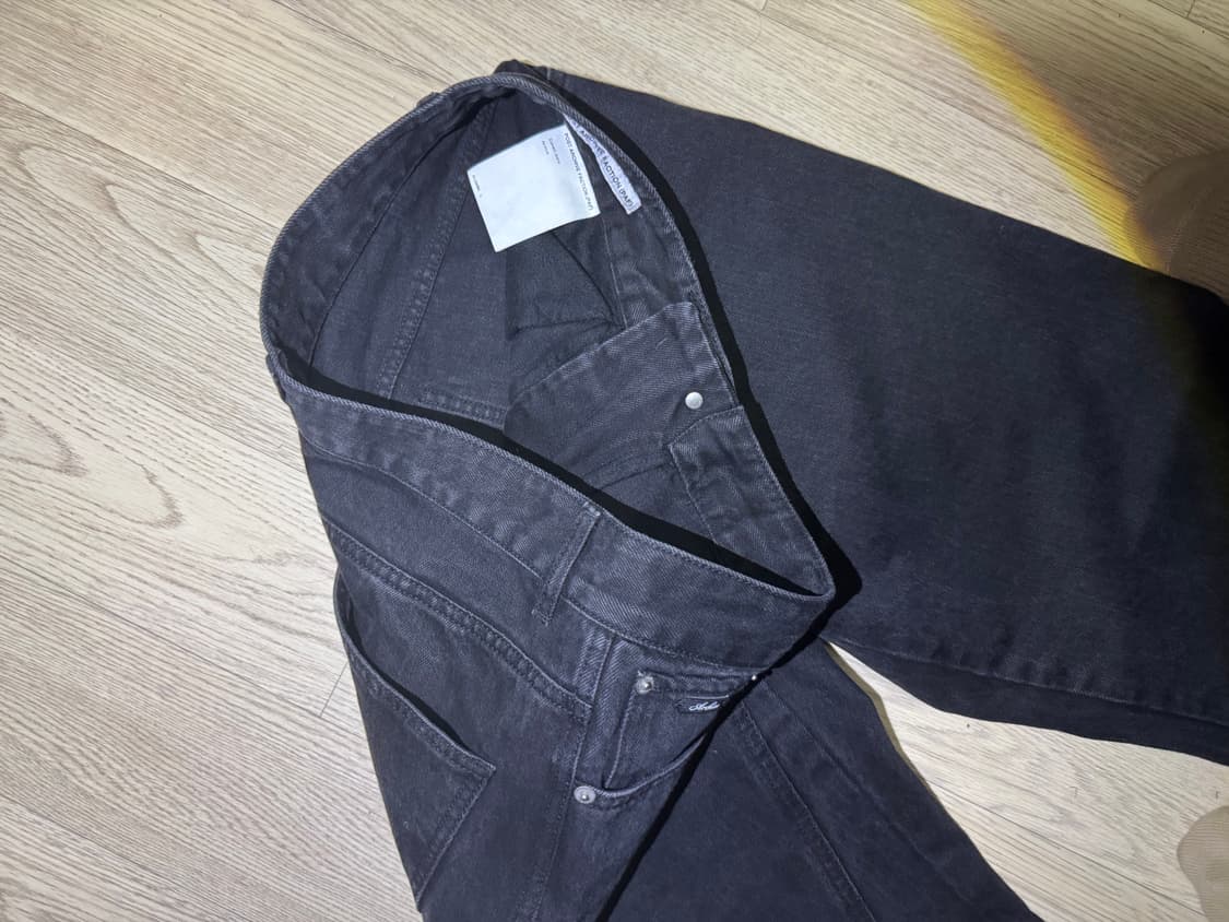 Post Archive Faction 파프 커브드 진 데님 8.0 블랙 상품이미지1