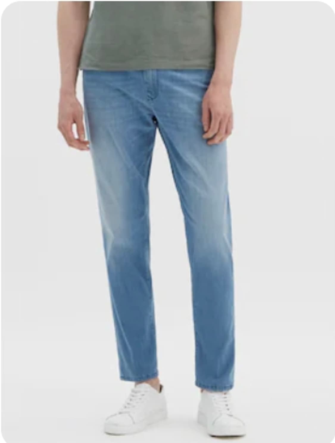 슬로웨어 테이퍼드핏 경량 데님 팬츠 34 상품이미지1