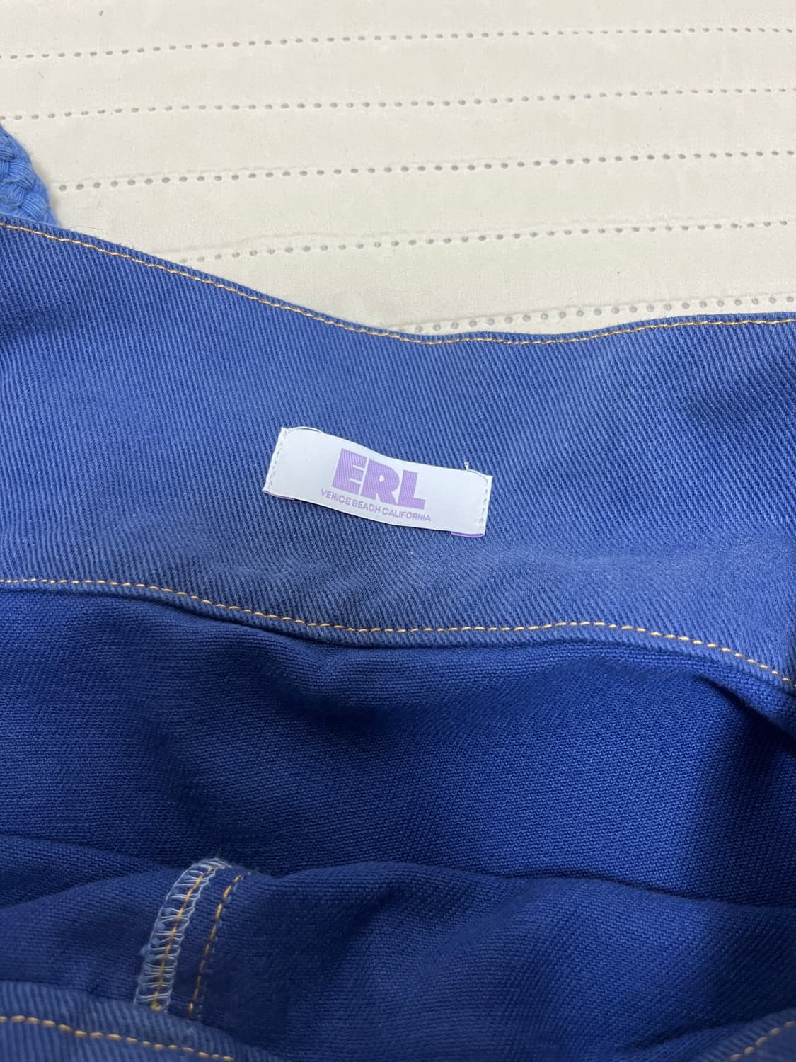 ERL 드로우스트링 데님 밀리터리 더플백 숄더백 상품이미지9