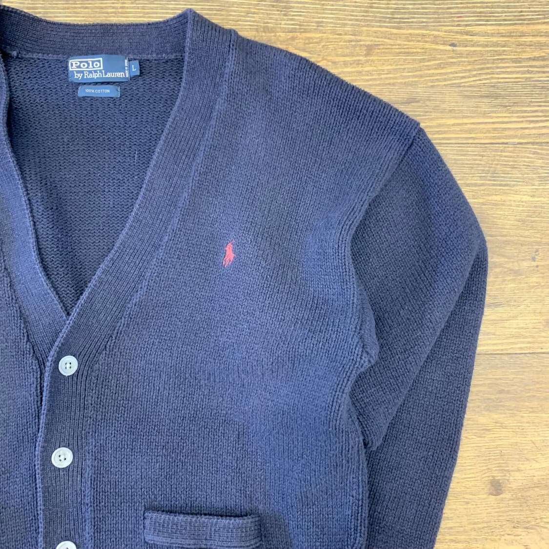 폴로 랄프로렌 네이비 가디건 L 상품이미지2
