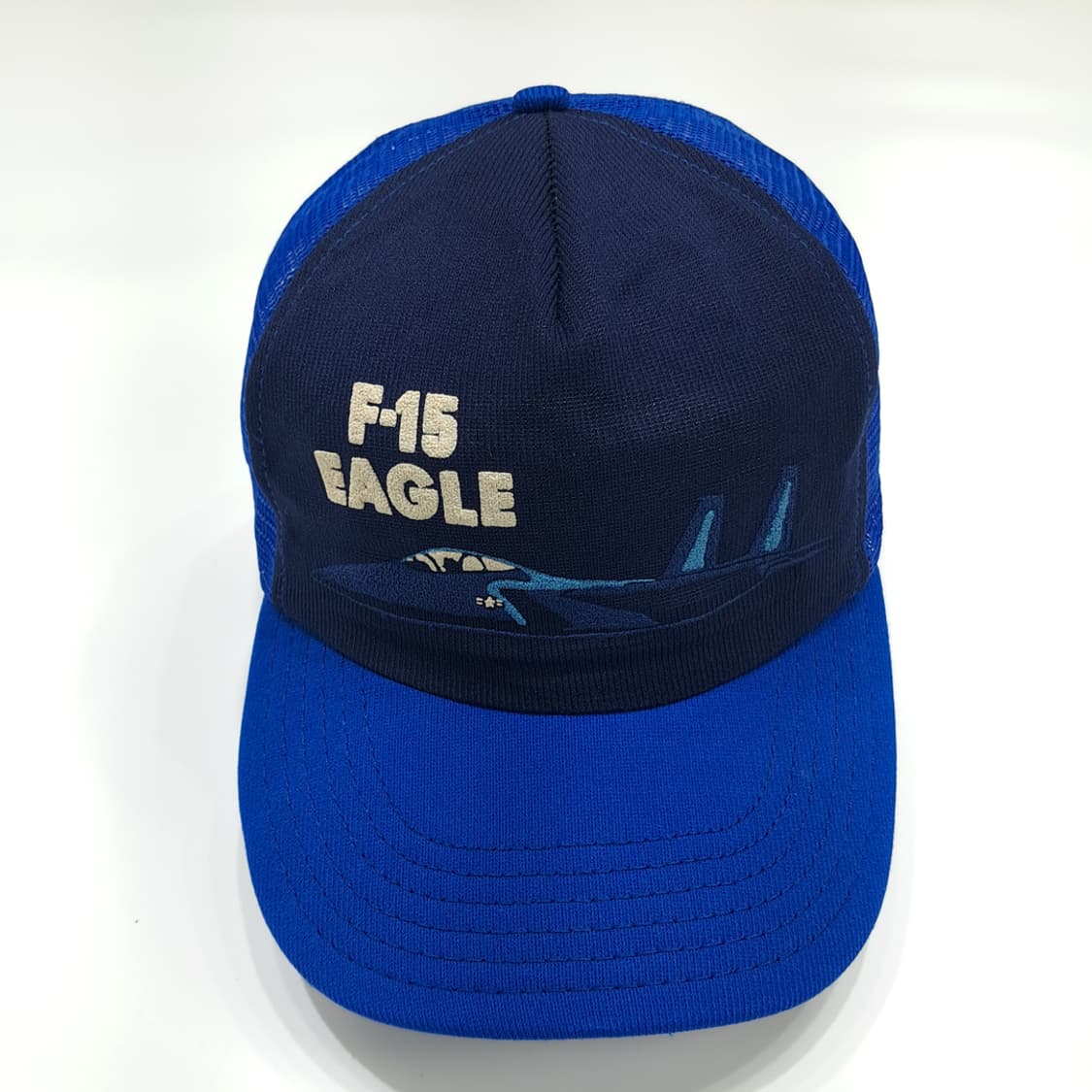 빈티지 USA Made F-15 Eagle 투톤 메쉬 트러커캡 P1854 상품이미지3