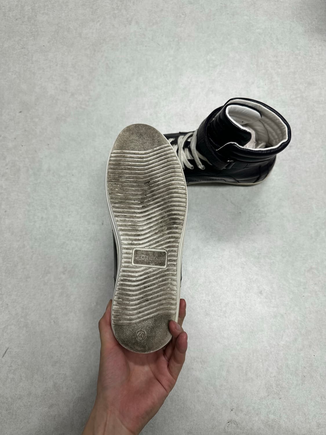 피에르 하디 레더 하이탑 상품이미지5