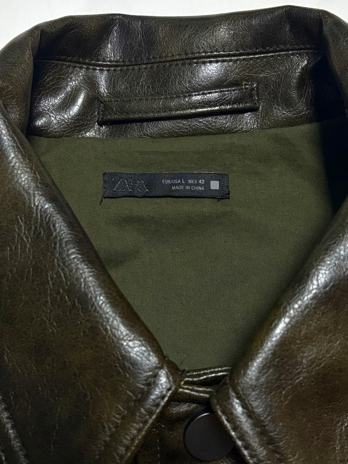 ZARA 자라 페이크 레더자켓 상품이미지7