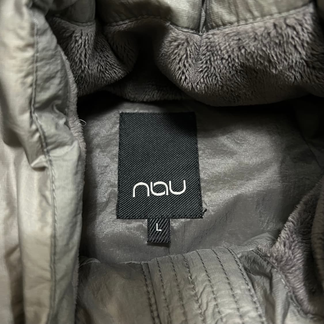 블랙야크 nau 나우 덕다운 후드 롱패딩 점퍼 [그레이지] L/100 상품이미지4