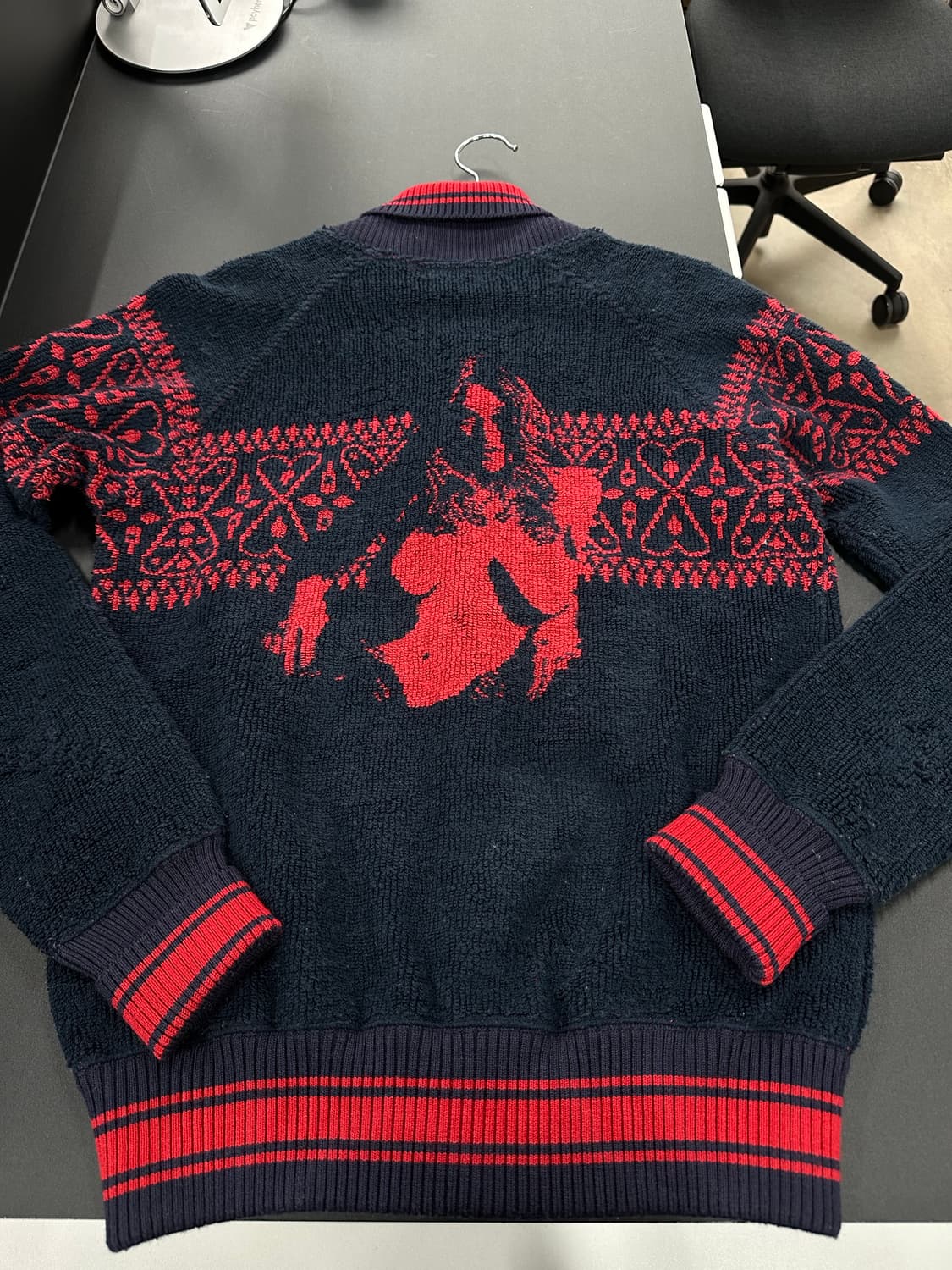 히스테릭글래머 히스걸 하트노르딕 헤비테리 바시티자켓 상품이미지6