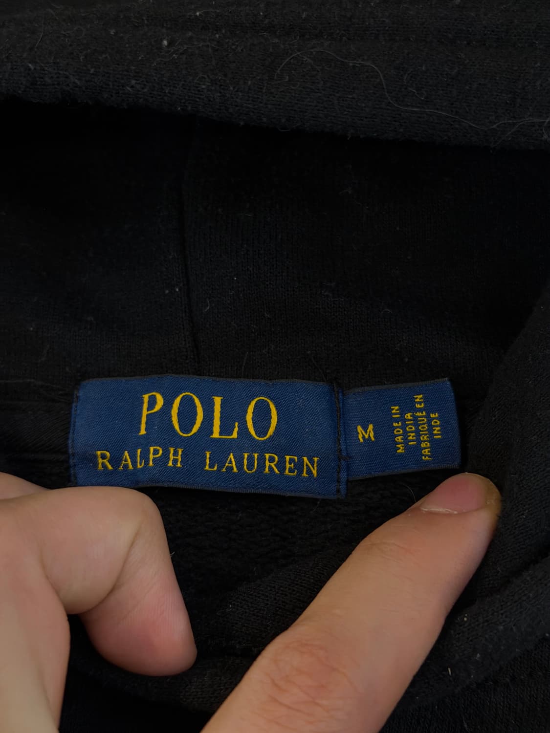 폴로 랄프로렌 빅포니 치프키프 후드티 블랙 레드 상품이미지3