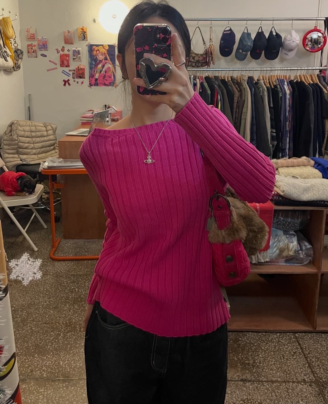 랄프로렌 핑크 니트 [무배] 상품이미지1