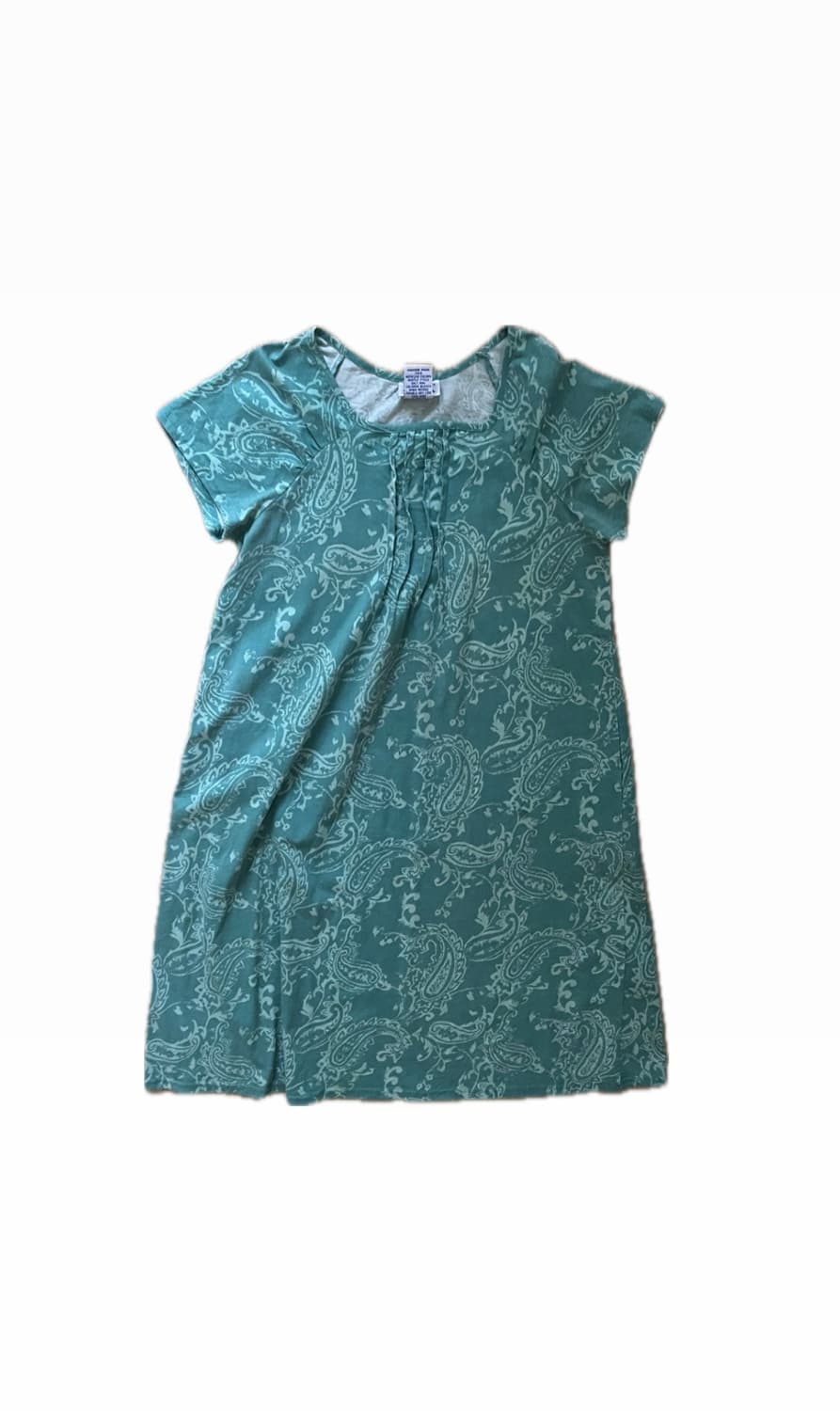 아오이유우st 하구미 청록 페이즐리 원피스 상품이미지1