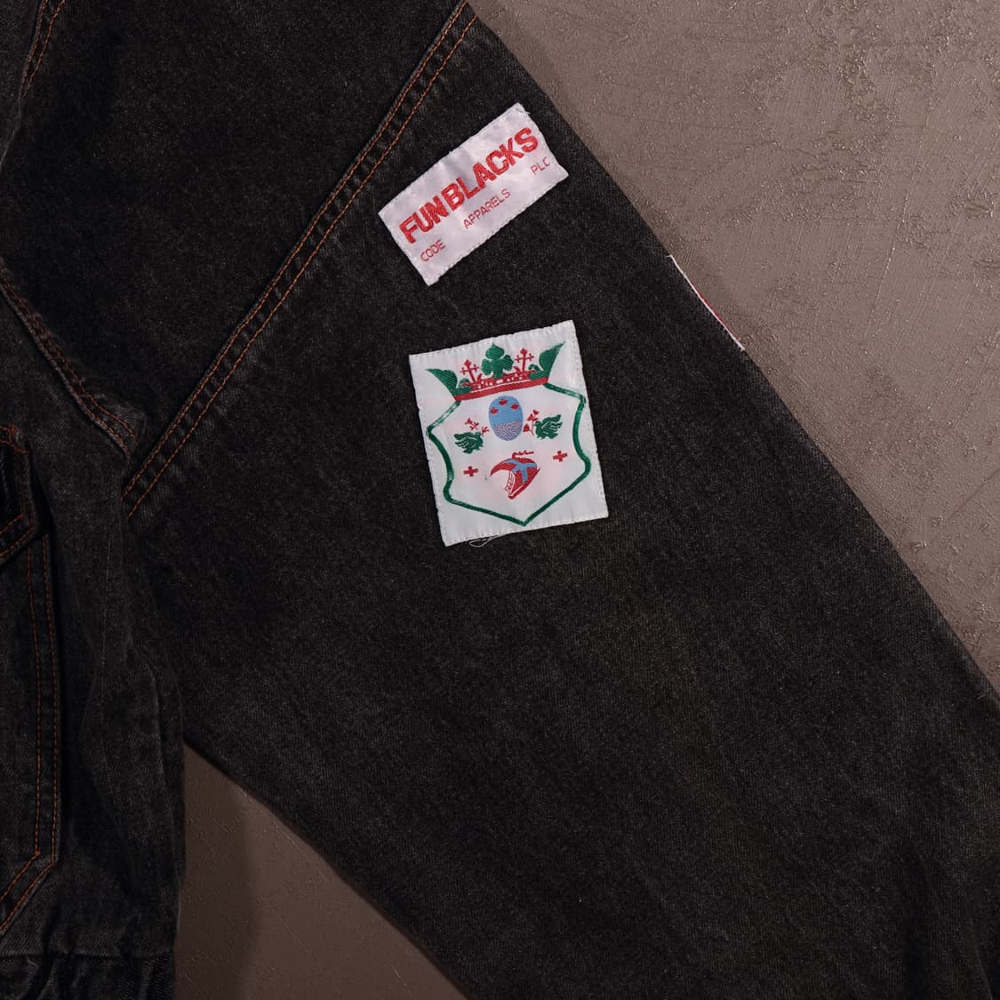 빈티지 흑청 봄버자켓 상품이미지4