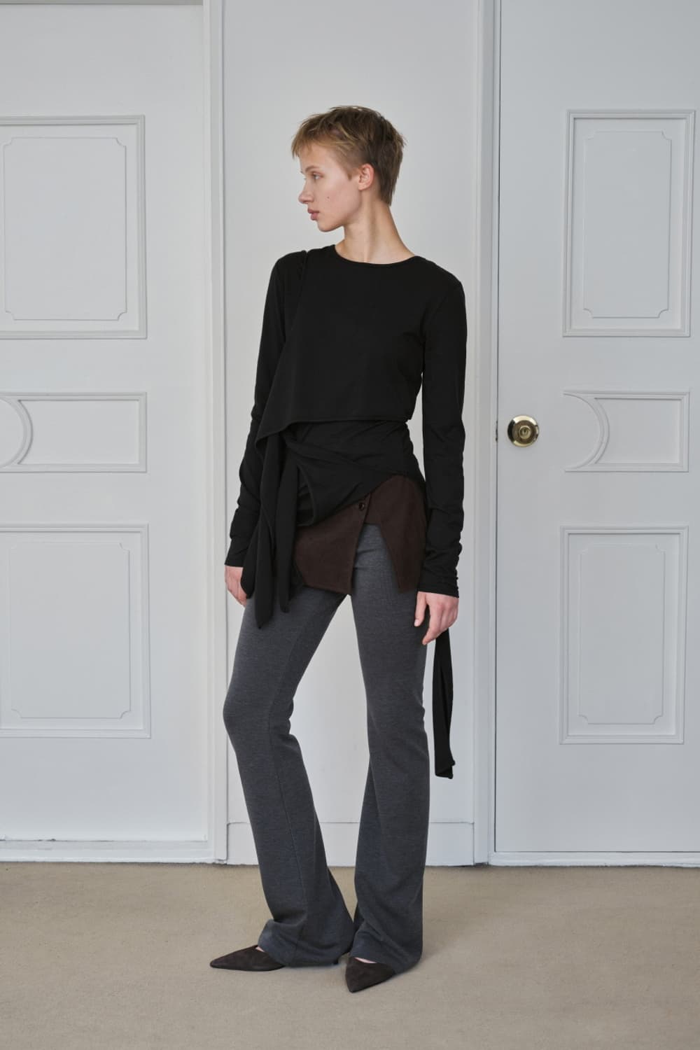 시메트릭퍼센트 레이어드 롱슬리브 (symmetric percent) 상품이미지5