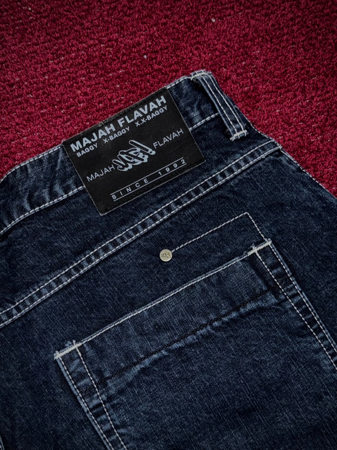 마자 플라바 와이드 생지 데님 팬츠 36 상품이미지3