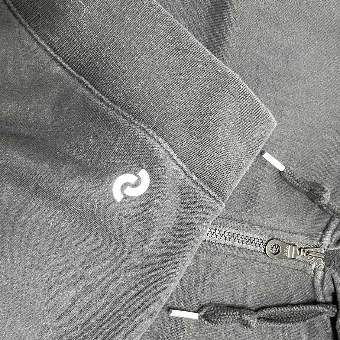 데니젠 프롬리바이스 블랙 후드집업 남성M 상품이미지4