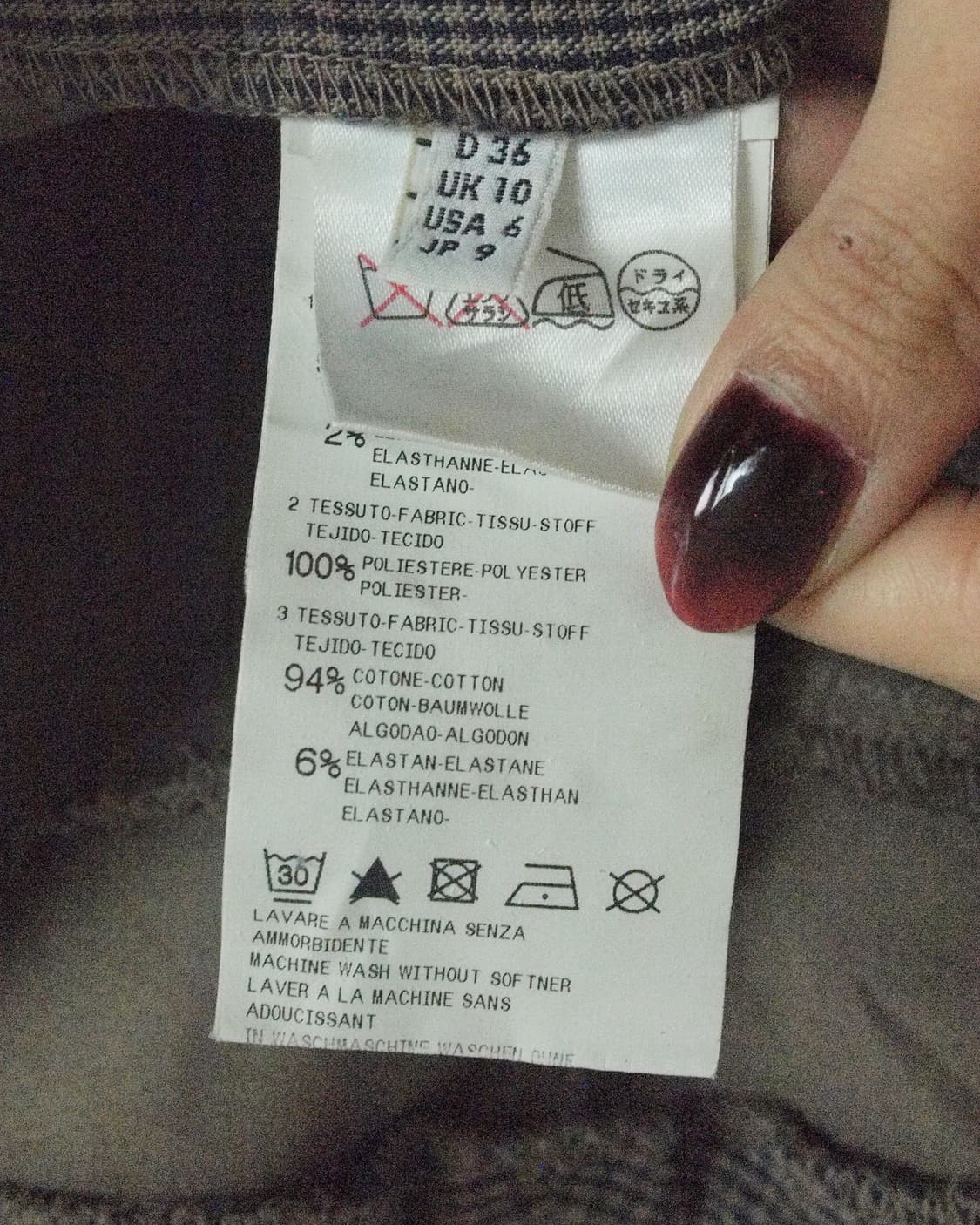 rare* H̶I̶G̶H̶ 사선버튼 아방가르드 트라우져 상품이미지6