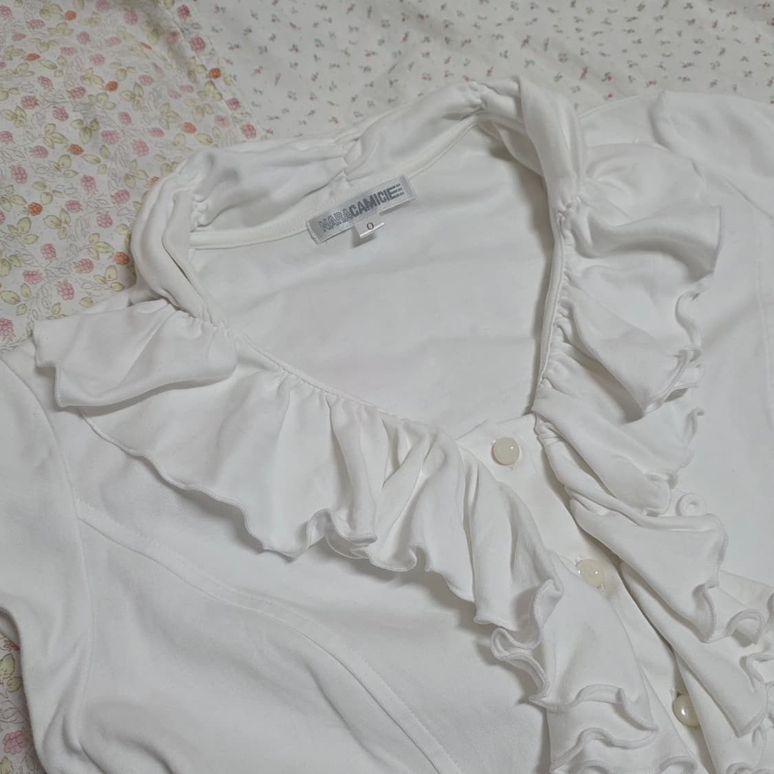 나라까미체 셔츠 블라우스 반팔티 로걀 일브 상품이미지3