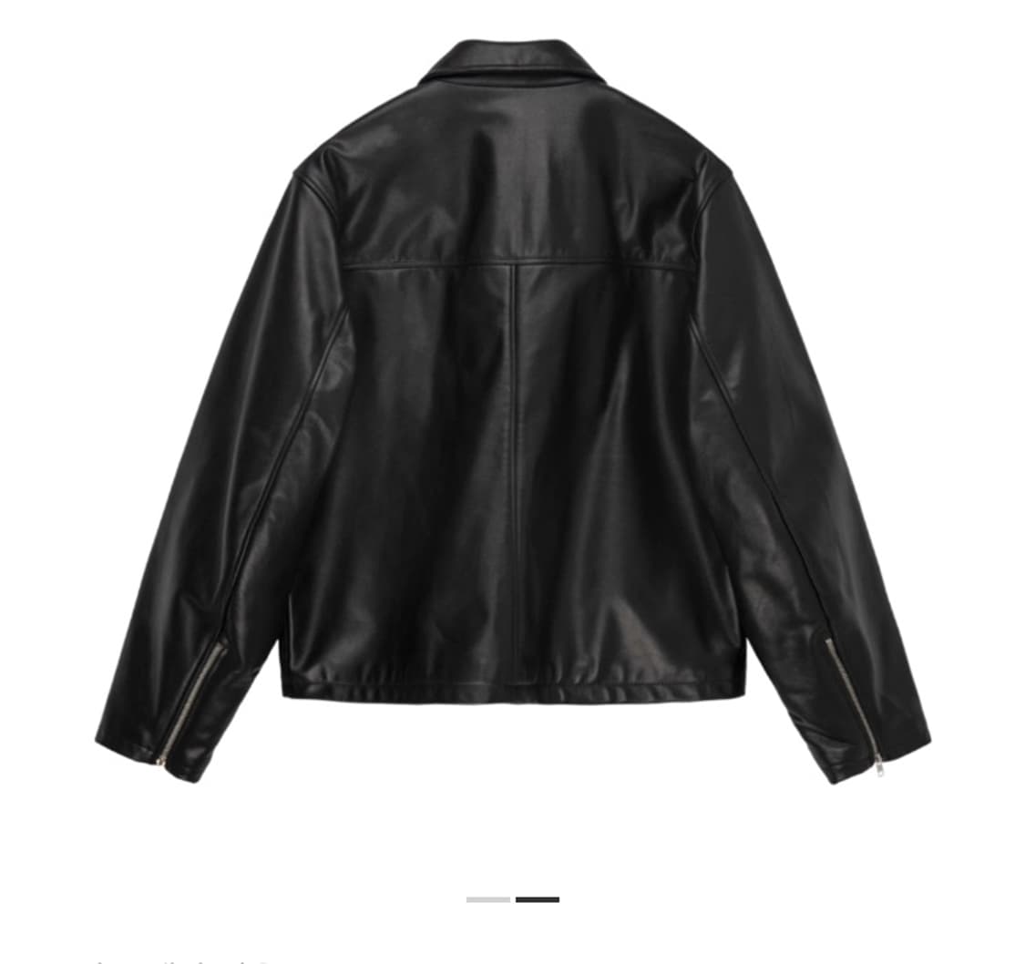 스투시 22fw 레더 빙 자켓 m 상품이미지2