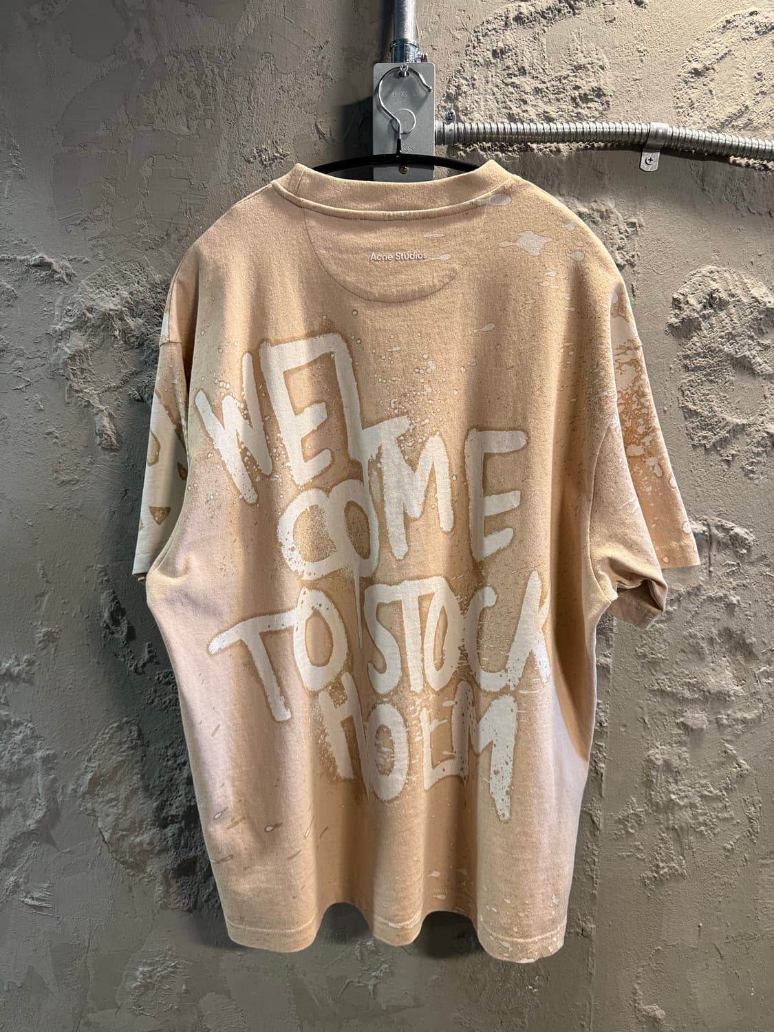 오버핏 아크네 스튜디오 ACNE STUDIOS 시티 페이스 그래픽 티 상품이미지5