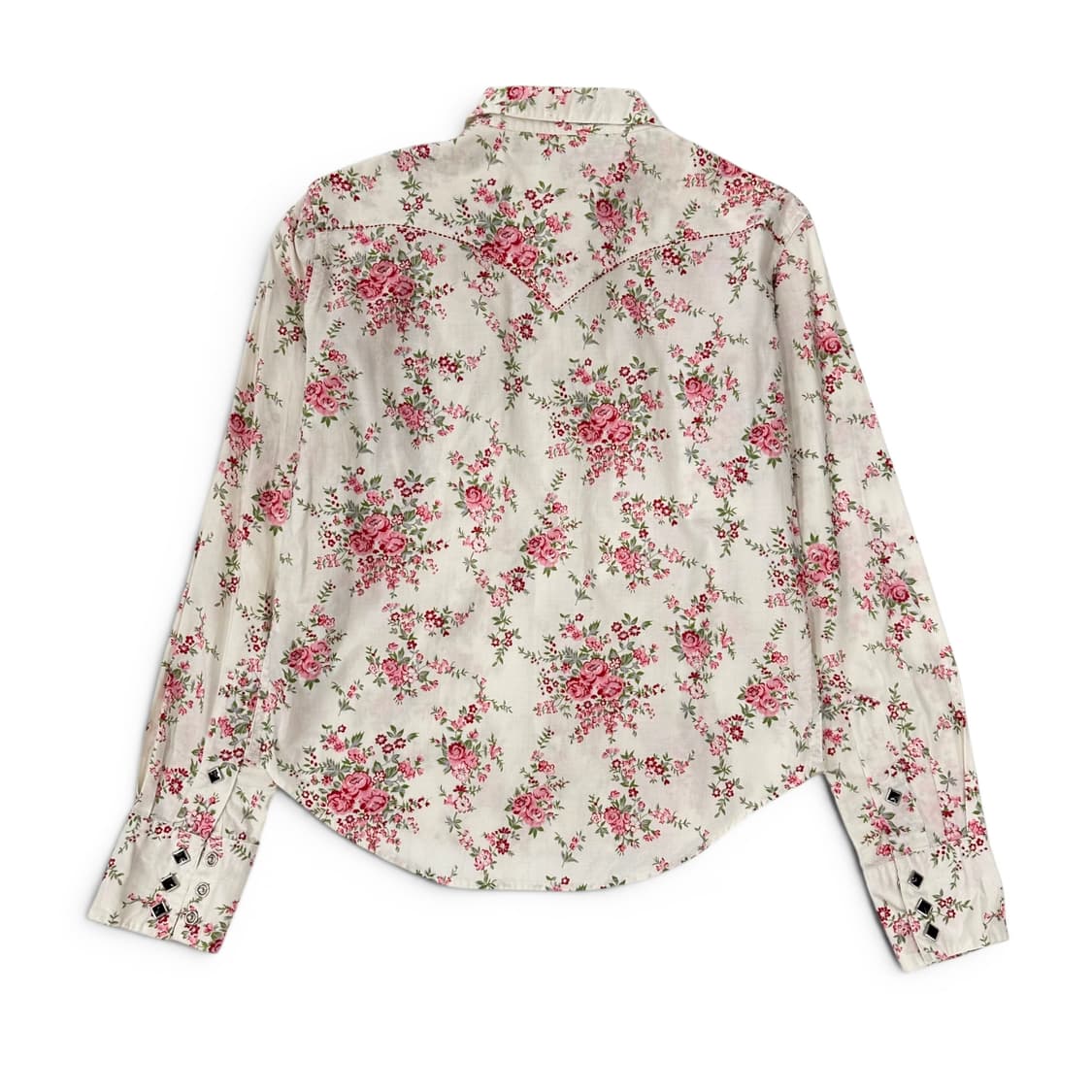 Polo, Ivory Rose Pattern Western Shirt 상품이미지2