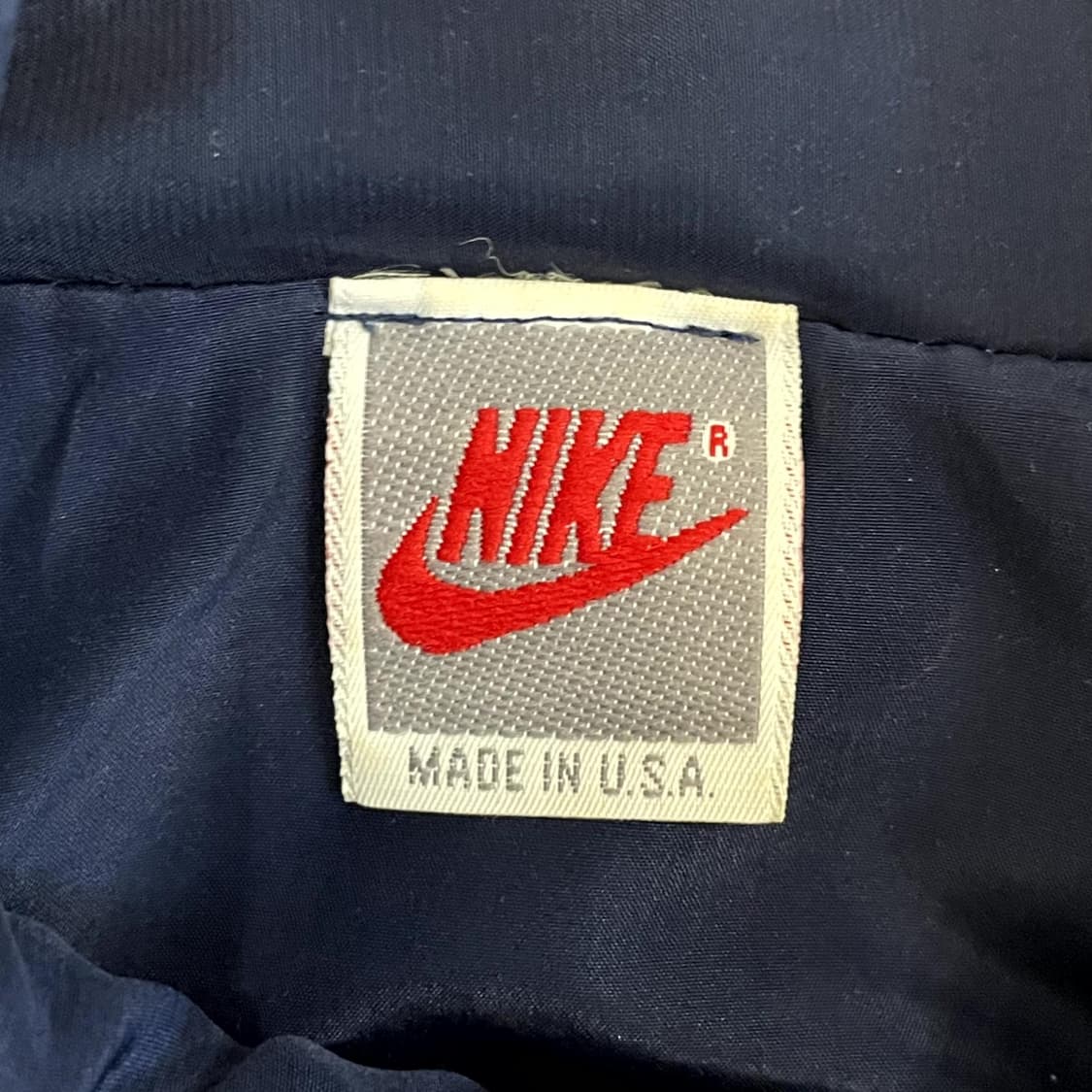 NIKE NYLON WARM UP JACKET NAVY [USA MADE] (110) 상품이미지2