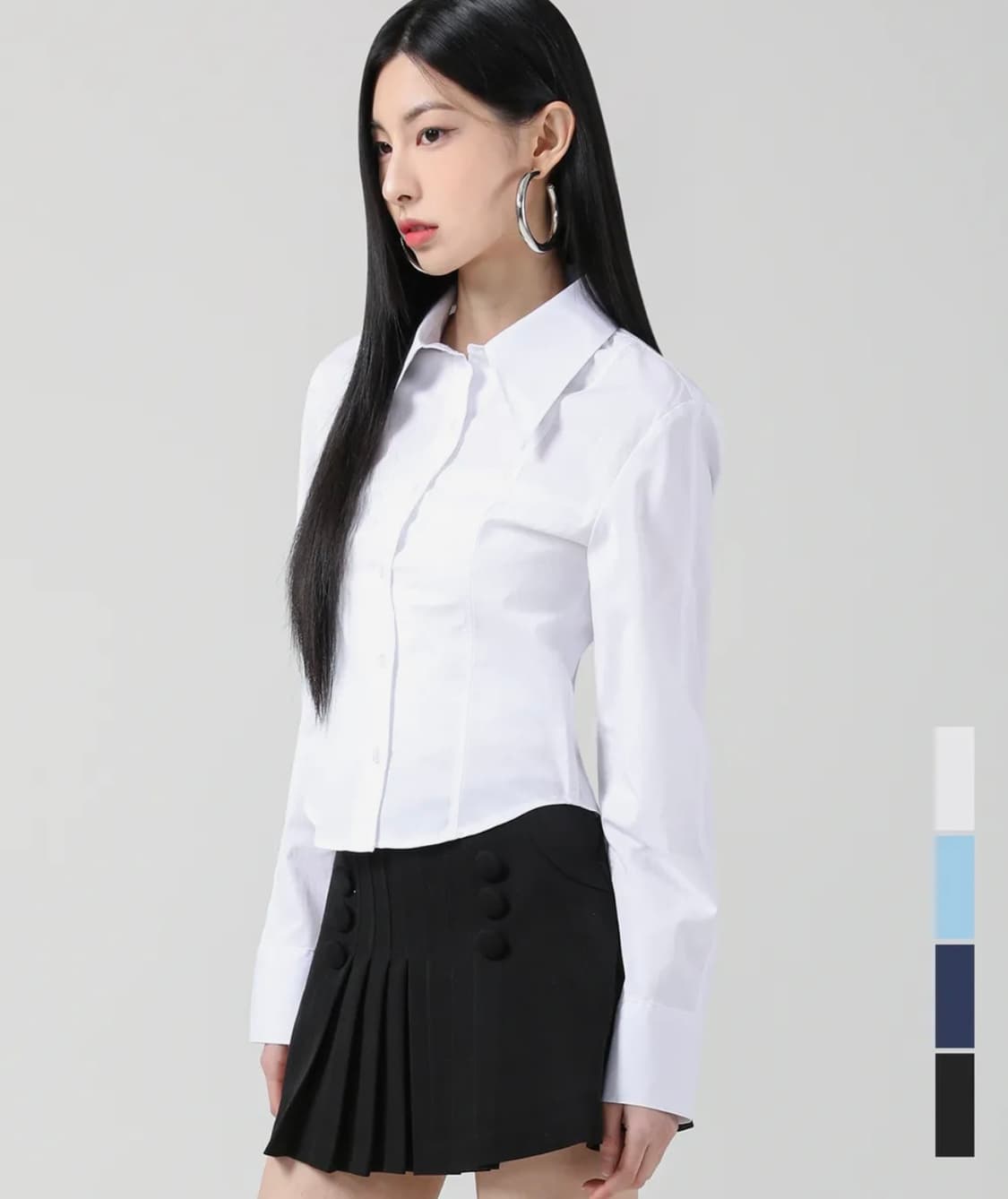 AVANDRESS 어반드레스 Ava line shirt (White) 상품이미지1