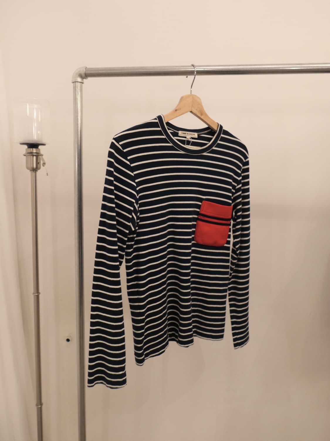 꼼데가르송 스트라이프 포켓 롱슬리브 상품이미지1