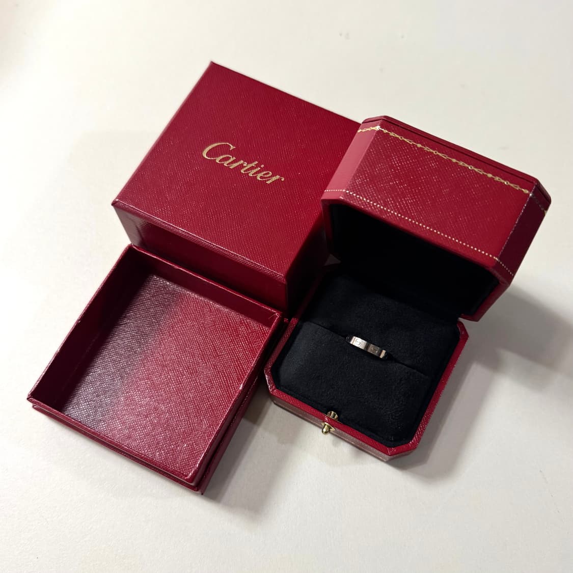 [56호/SM]까르띠에 화이트골드 러브링 상품이미지1