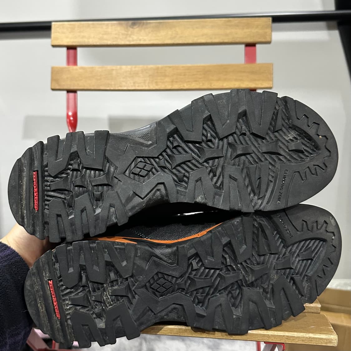 280) 몽벨 트레킹화 남성 남자 등산화 블루 상품이미지6