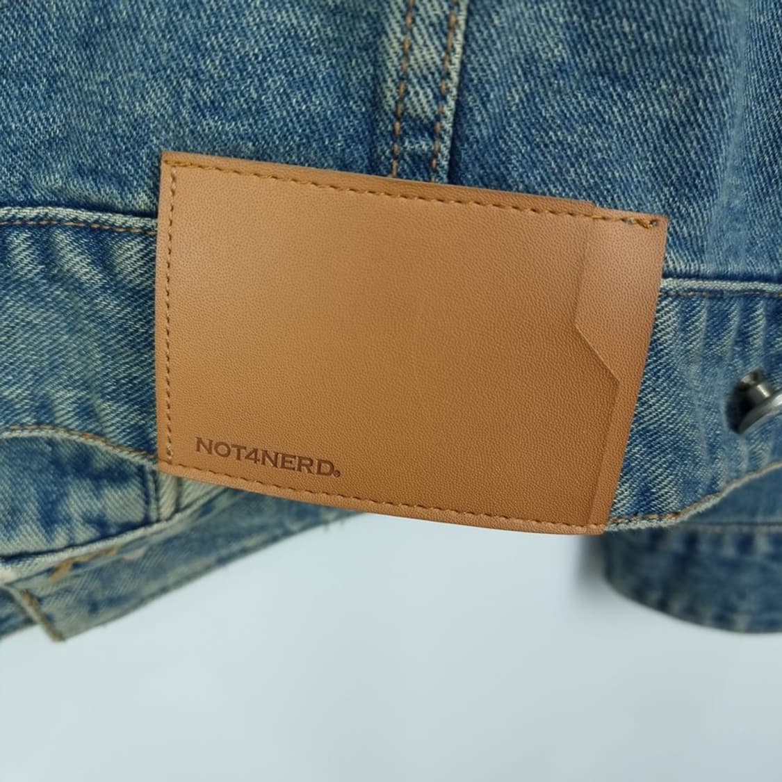 [낫포너드] 오버사이즈 데님 자켓 청자켓 M17438 상품이미지6