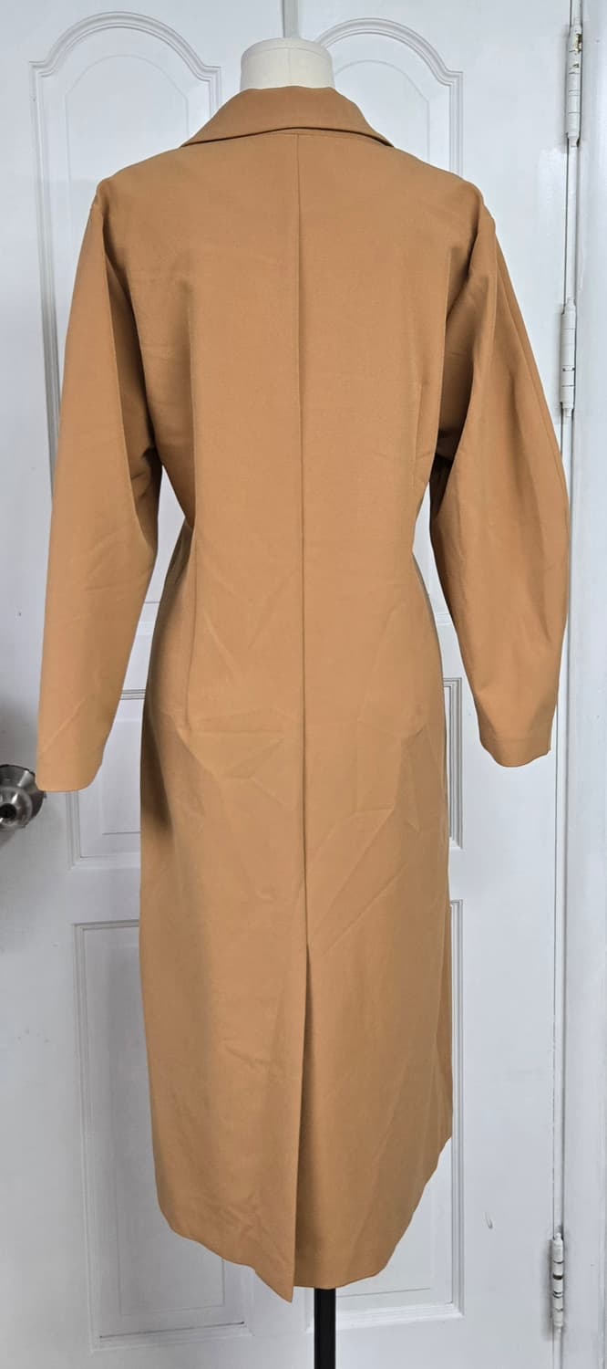 모한 카멜 더블 롱코트 상품이미지5