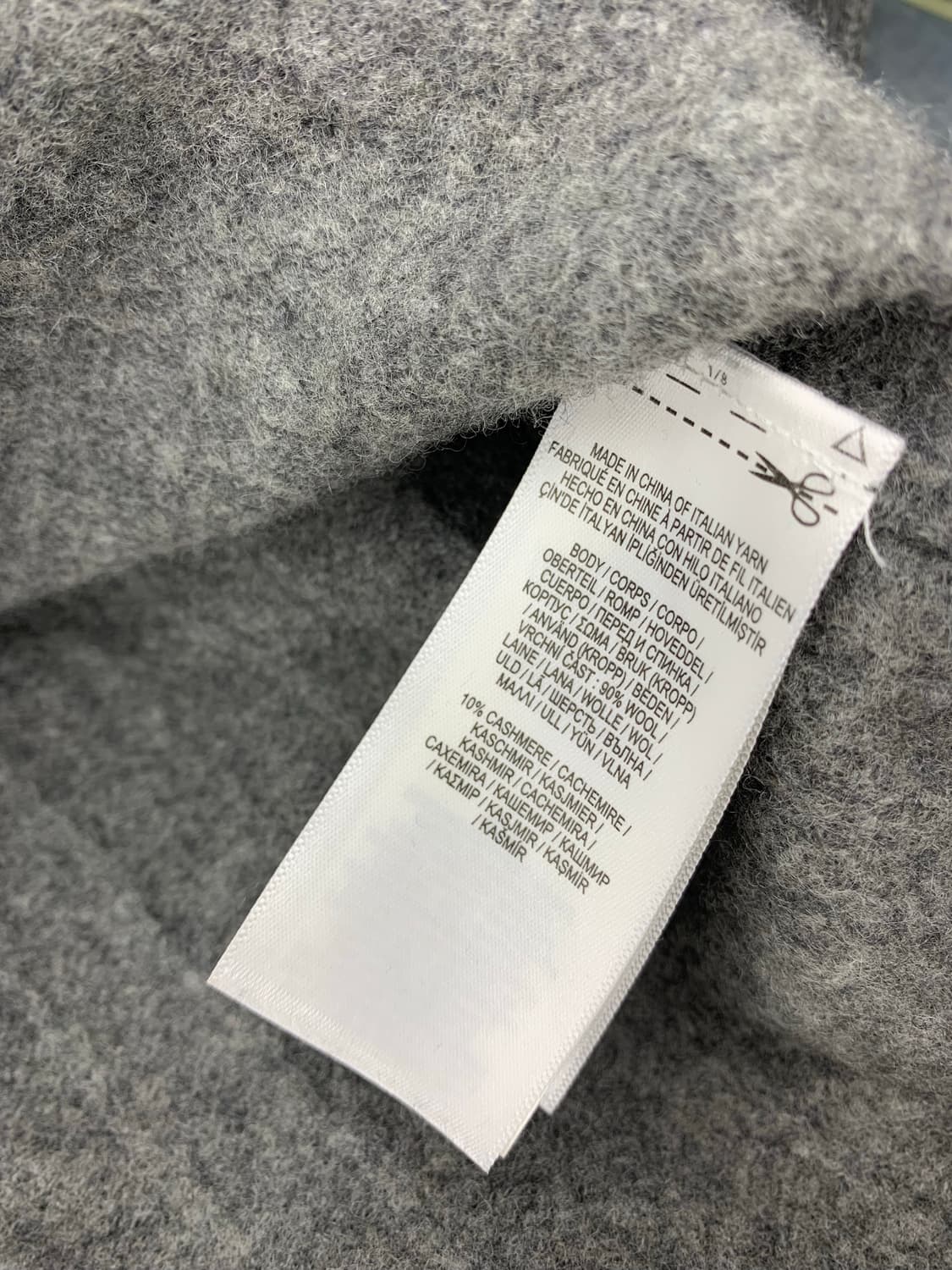 폴로 랄프로렌 울 니트 스웨터 회색  상품이미지5