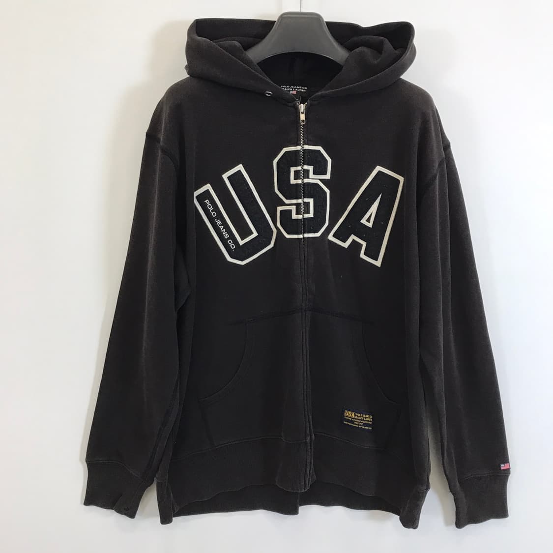 폴로 랄프로렌 USA 빈티지 가먼트후드집업 [해외L] 상품이미지1