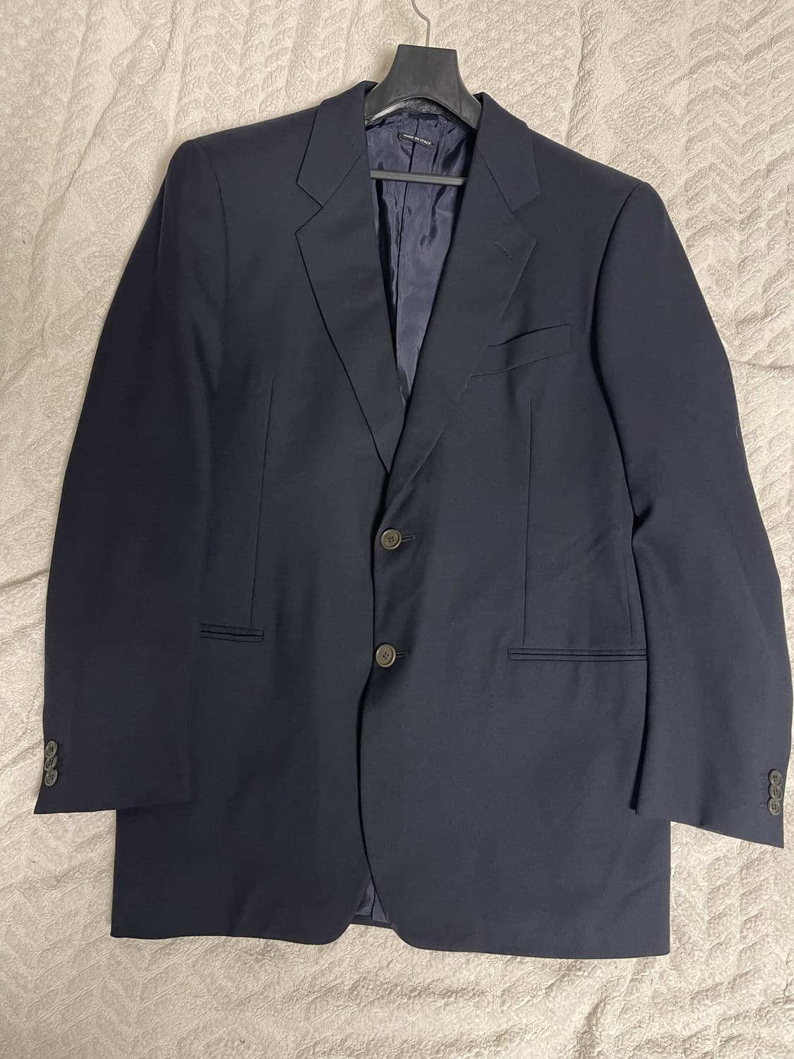 빈티지 90s후반 조르지오 아르마니 메인라인  수트 자켓 블랙50 상품이미지4