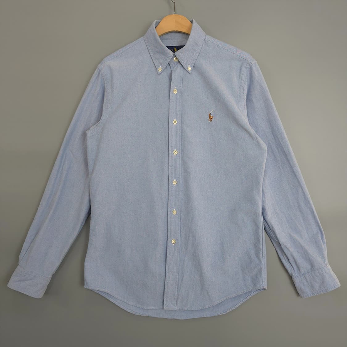 랄프로렌 RALPH LAUREN 클래식핏 옥스포드 셔츠 연블루 S 상품이미지1