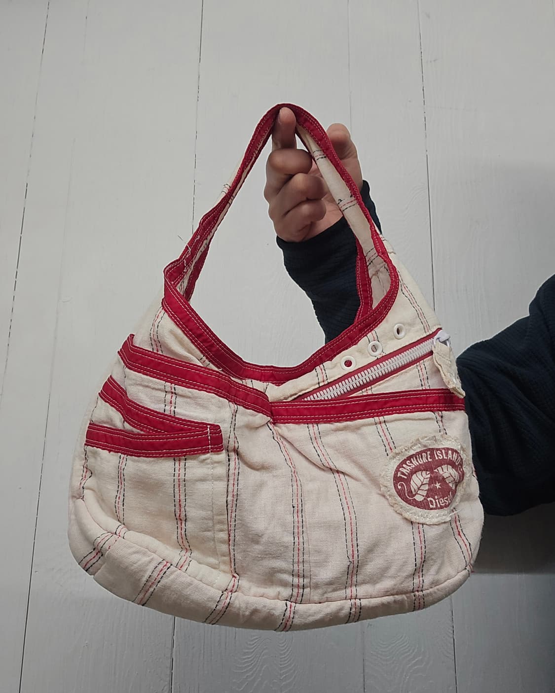 Diesel 디젤 린넨 우먼스 토트백  상품이미지1