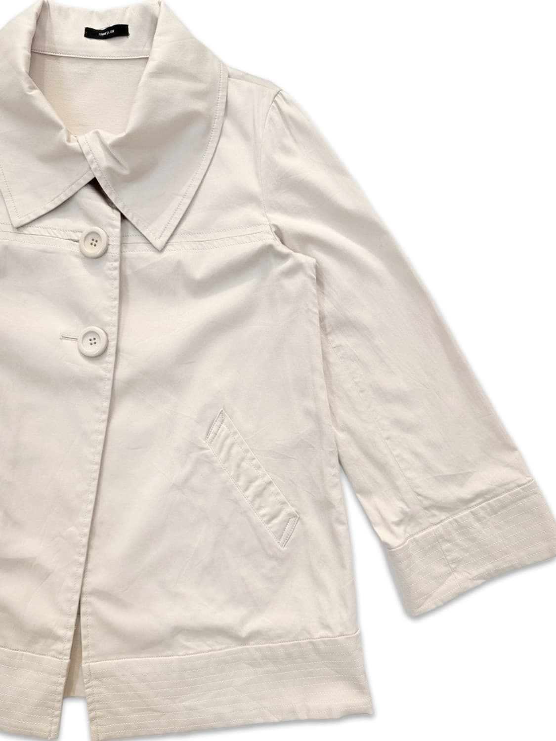 빈티지 Comme Ca Ism 아이보리 플레어 싱글 자켓 상품이미지4
